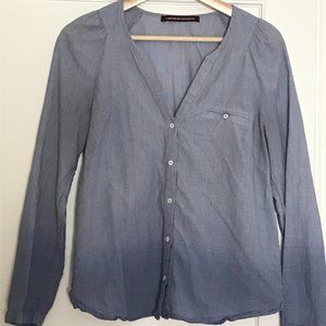 Comptoir Des Cotonniers Ombre Button Down Blouse